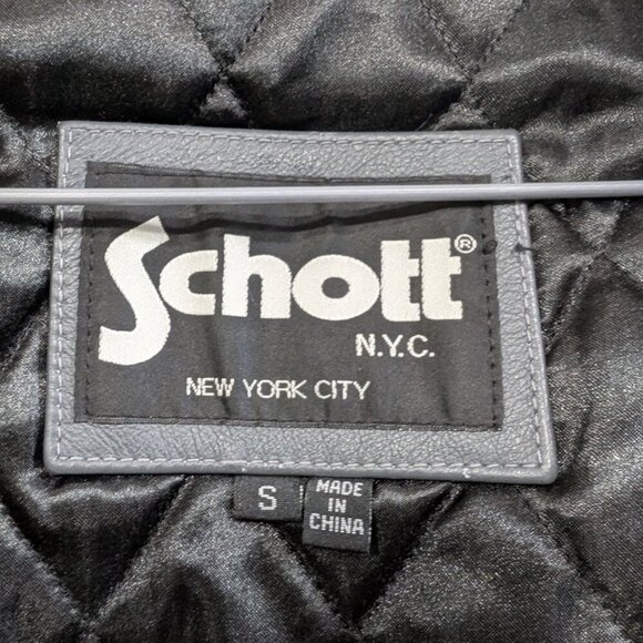 Schott NYC Rose 6 Leather racing leather jacket motorcycle streetwear - Small - Picture 8 of 16